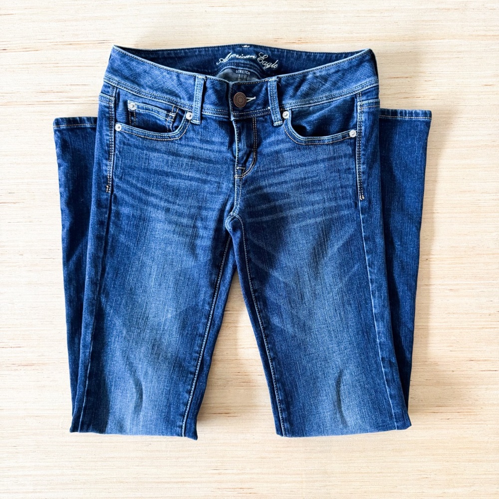 American Eagle Women's Slim Boot Stretch Jeans Size 2 - Picture 4 of 9
